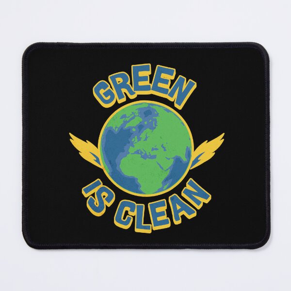 Item preview, Green Is Clean Climate Awareness designed and sold by DomTeesHaven.