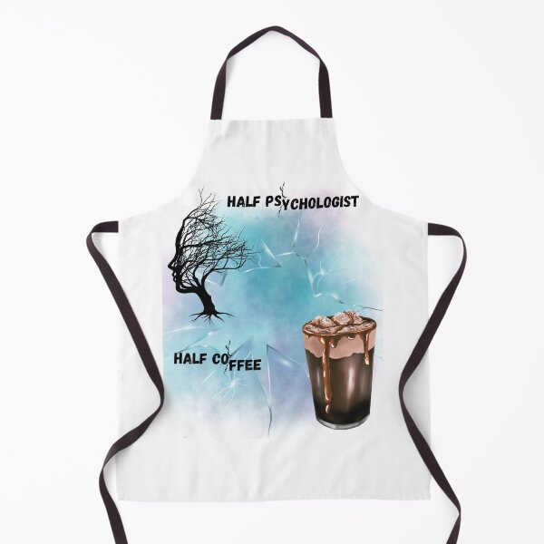 Item preview, Half Psychologist Half Coffee Funny Psychologist Gift psychoanalysis,  psychologist designed and sold by Mikusia.