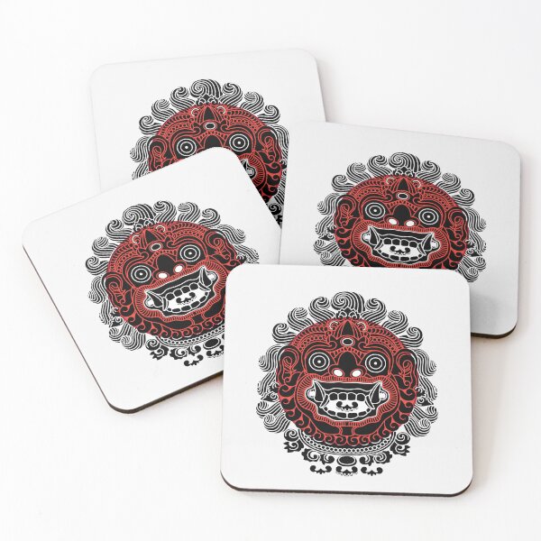 Item preview, Beautiful YEK THAI Face  lai thai traditional in classic red boy designed and sold by Bspaces.