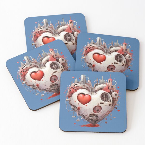 Item preview, Cute Futuristic Heart  designed and sold by Digiheart.