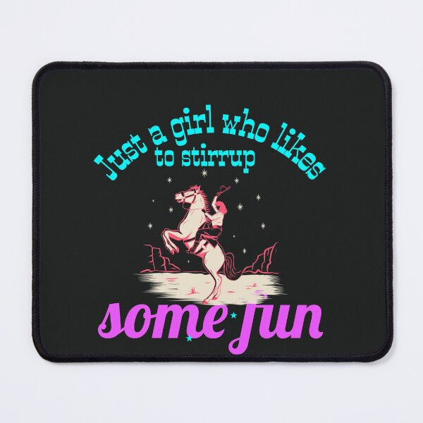 Item preview, Just a girl who likes to stirrup some fun horse puns designed and sold by funpunsteeshop.