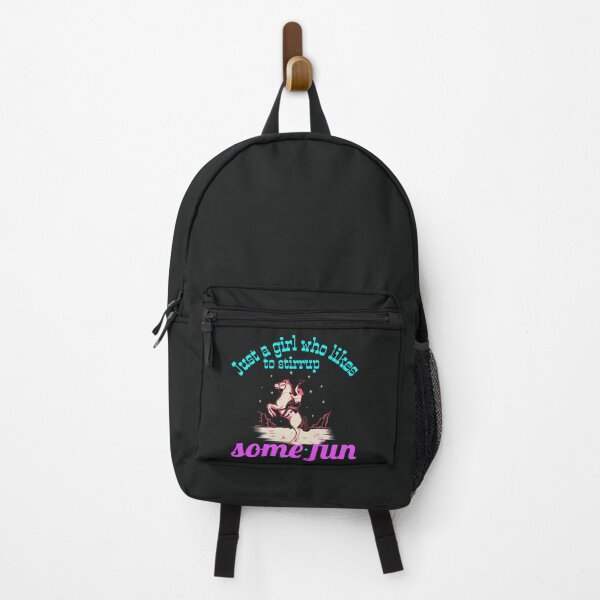 Item preview, Just a girl who likes to stirrup some fun horse puns designed and sold by funpunsteeshop.