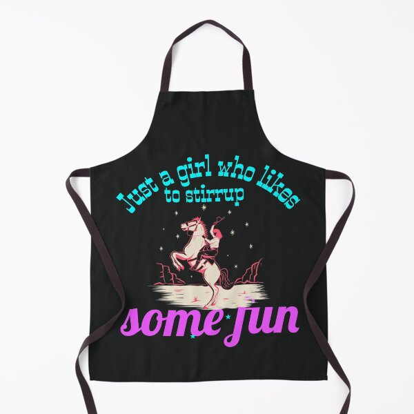 Item preview, Just a girl who likes to stirrup some fun horse puns designed and sold by funpunsteeshop.
