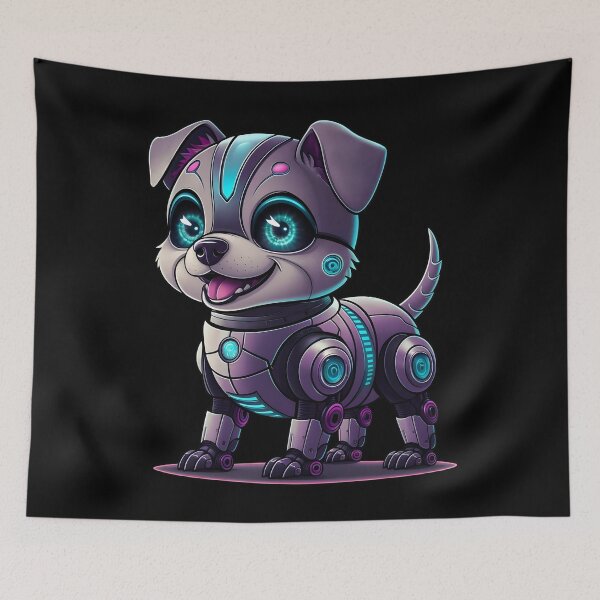 Item preview, Cyber dog mode on robot pattern designed and sold by Szkicerka.
