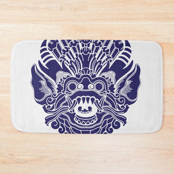 Item preview, YEK THAI Face  lai thai traditional in classic Blue designed and sold by Bspaces.