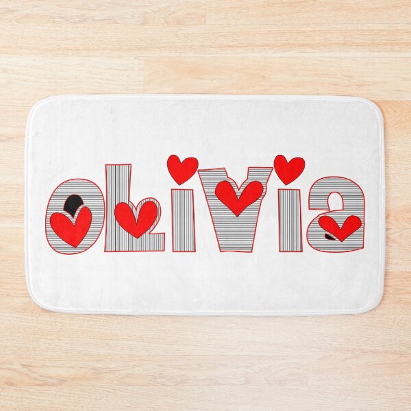 Item preview, Olivia Name (For a special design or colour use BUBBLE Mail) designed and sold by eajob.