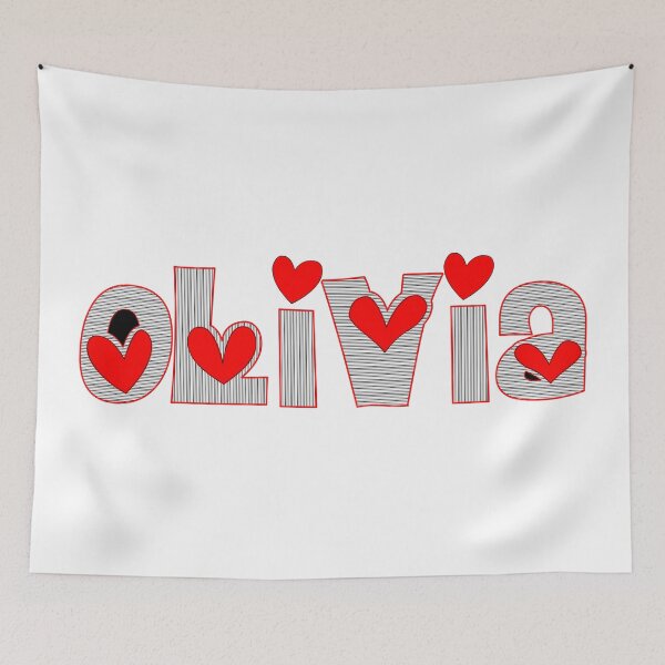Item preview, Olivia Name (For a special design or colour use BUBBLE Mail) designed and sold by eajob.