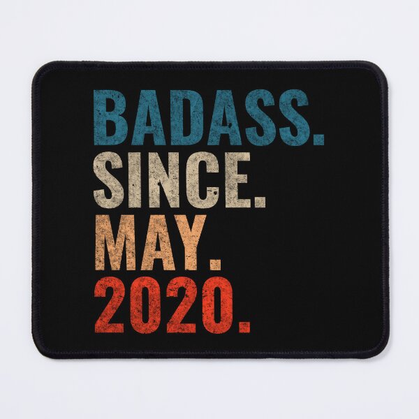 Item preview, Badass since May 2020 Vintage 2020 May birthday gift designed and sold by Teelogic.