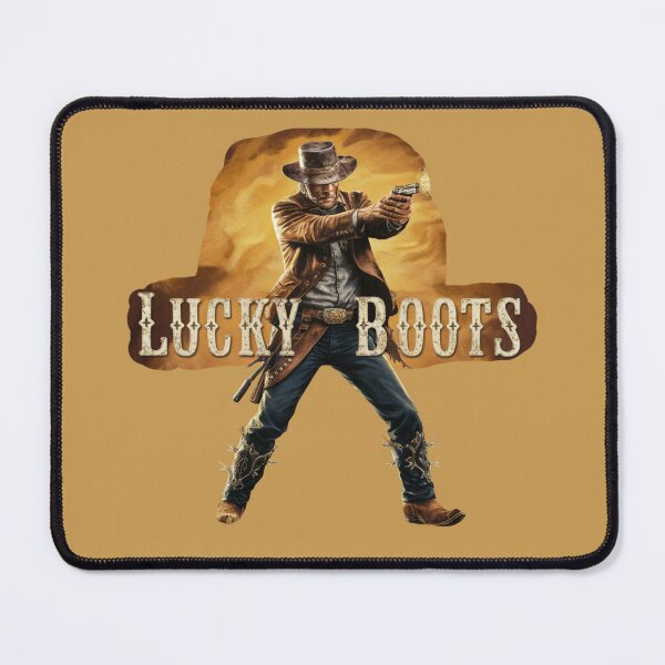 Item preview, Classic cowboy advice: Lucky boots ? t-shirt designed and sold by Ajax90.