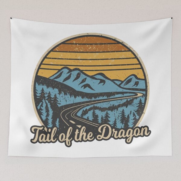 Item preview, Tail Of The Dragon Retro designed and sold by Esskay Designs.