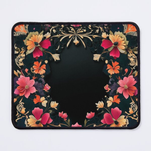 Item preview, Floral Border Patterned designed and sold by Sadia Jannat.
