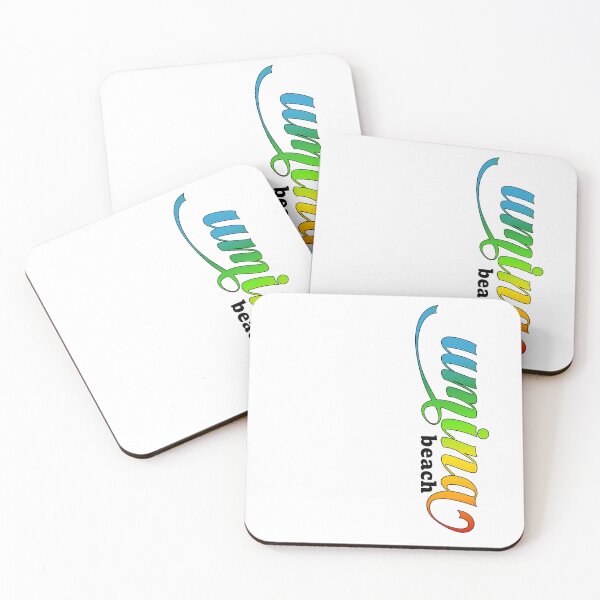 Item preview, Umina Beach Lettering - Rainbow Script and Black Text  designed and sold by Corinne Alexa Jackson.