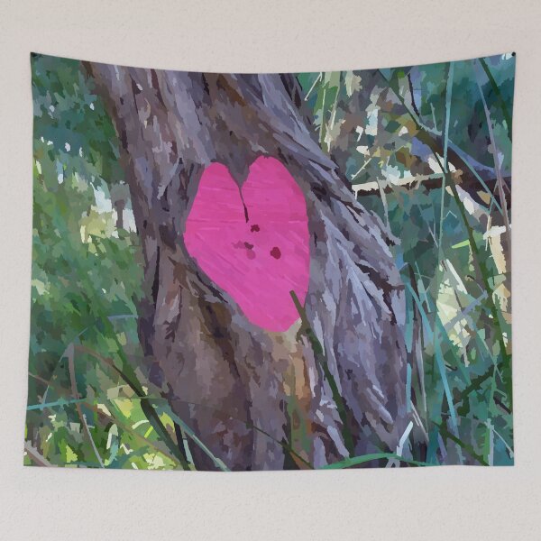 Item preview, Pink Heart in a Tree Trunk designed and sold by KaSaPo.