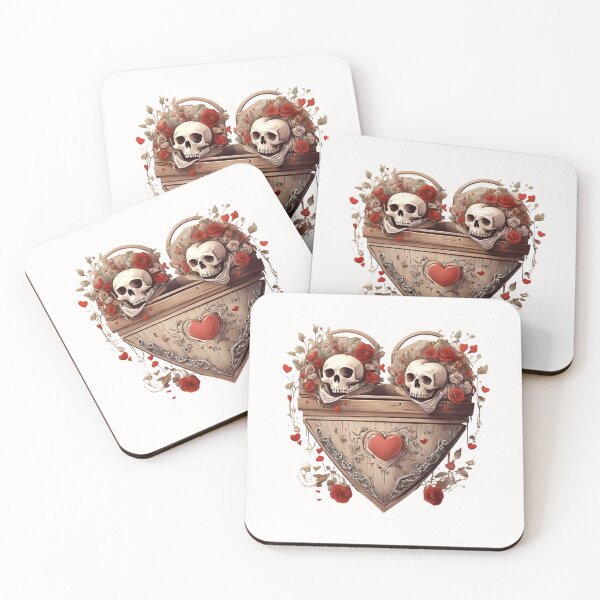 Item preview, Skulls Heart designed and sold by Digiheart.