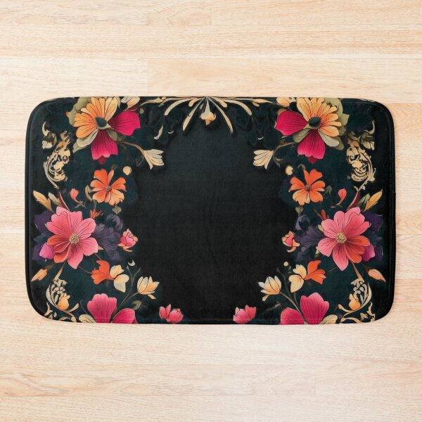 Item preview, Floral Border Patterned designed and sold by Sadia Jannat.