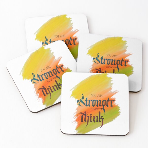 Item preview, "You are Stronger than you think" - Calligraphy Art designed and sold by swetang25.
