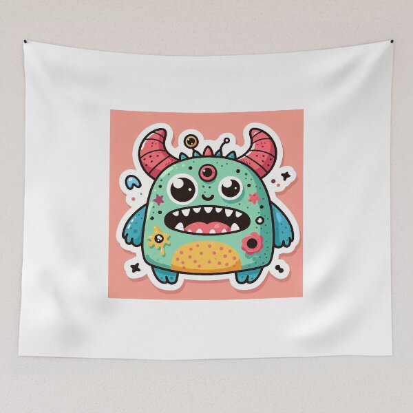 Item preview, Cute monster designed and sold by TigerParrrot.