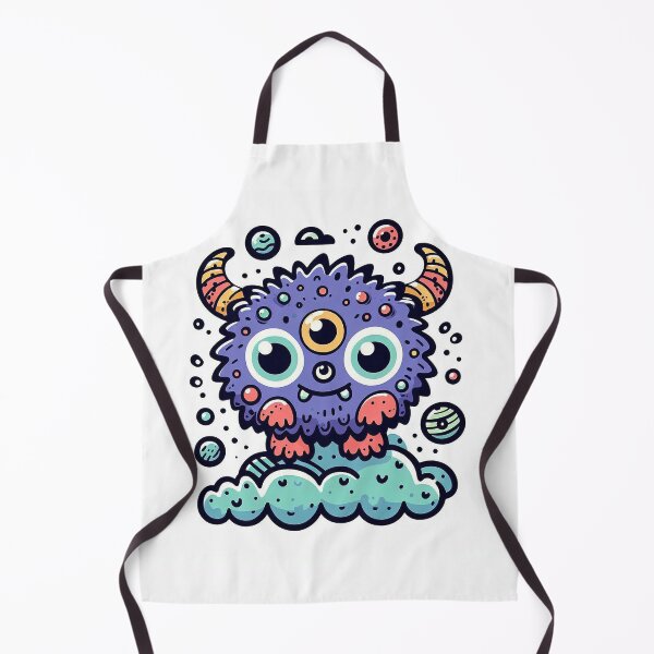 Item preview, Cute little monster on clouds designed and sold by TigerParrrot.