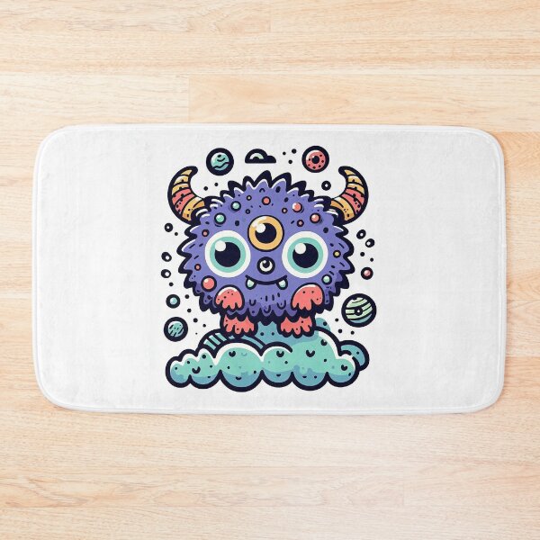 Item preview, Cute little monster on clouds designed and sold by TigerParrrot.