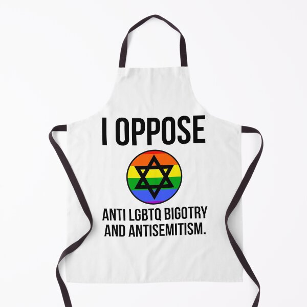Item preview, I oppose anti LGBTQ bigotry and antisemitism  designed and sold by Rachel the Artist .