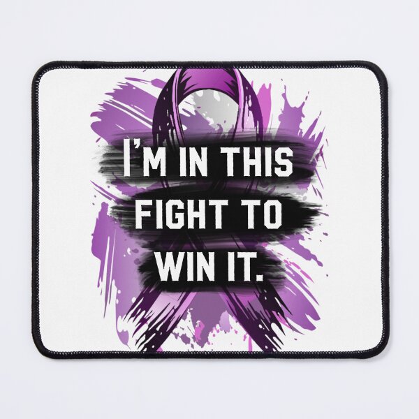 Item preview, Cancer Awareness Purple Ribbon designed and sold by Lina1993.