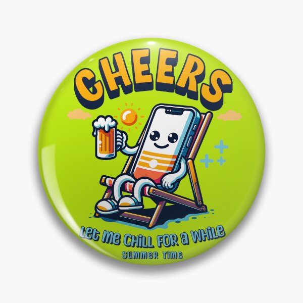 Item preview, Chill Mode: Cute Smartphone with a Beer designed and sold by TaiyoDigital36.