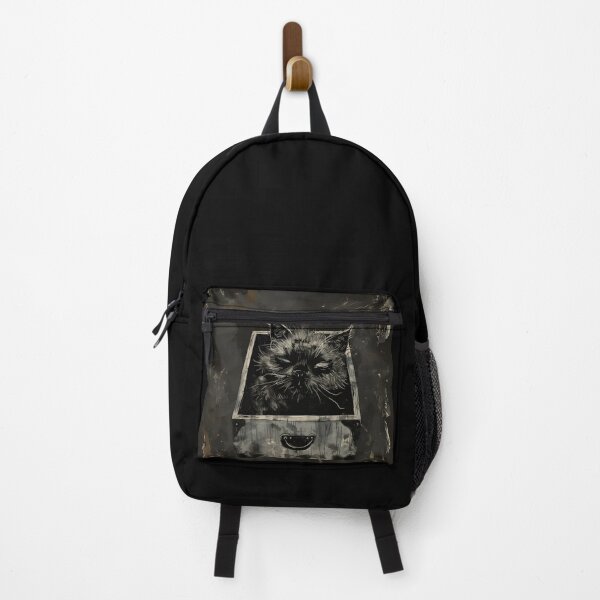 Item preview, Schroedinger's cat black box gothic dark art designed and sold by Anbe_design.