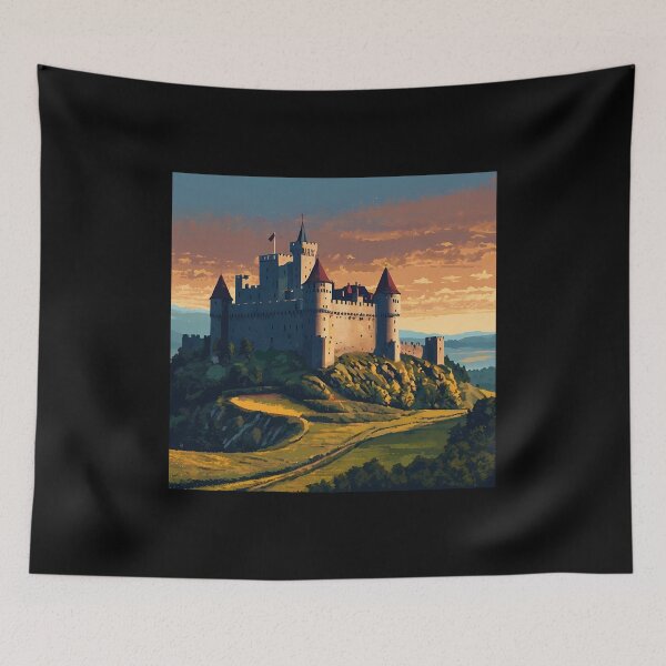 Item preview, Medieval Castle designed and sold by AICreativeArts.