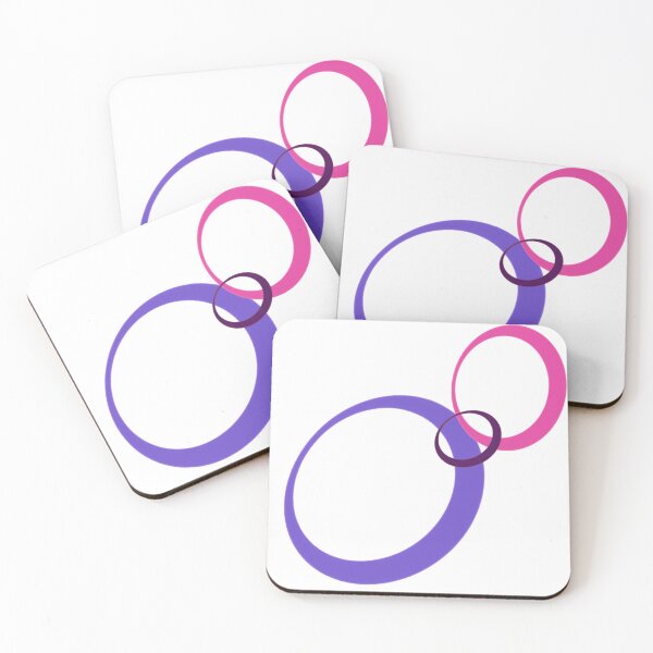 Item preview, Cute Three Colourful Rings  designed and sold by Pattern Hub.