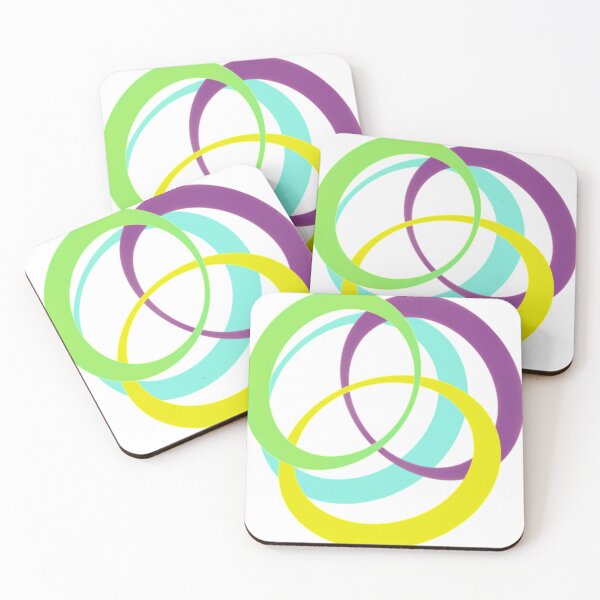Item preview, Copy of Cute Three Colourful Rings  designed and sold by Pattern Hub.