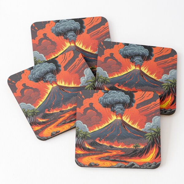 Item preview, Volcano Eruption designed and sold by AICreativeArts.