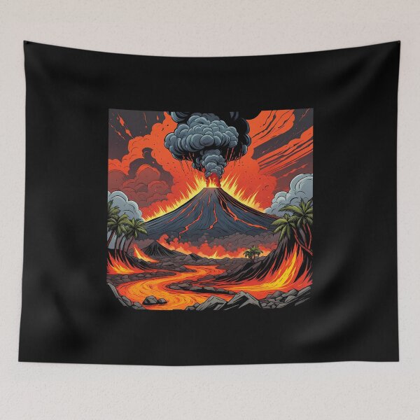 Item preview, Volcano Eruption designed and sold by AICreativeArts.