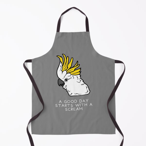 Item preview, Good Day Starts with a Scream Funny Cockatoo Meme designed and sold by sydney-syder.