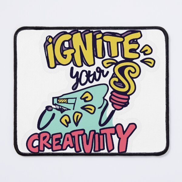 Item preview, Ignite Your Creativity Light Bulb & Pencil Design designed and sold by NiftyWrx.