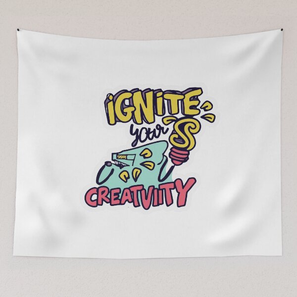 Item preview, Ignite Your Creativity Light Bulb & Pencil Design designed and sold by NiftyWrx.