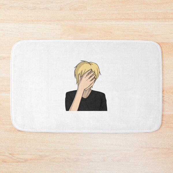 Item preview, Ash Lynx  facepalm  (Banana Fish)  designed and sold by rksharkd98.