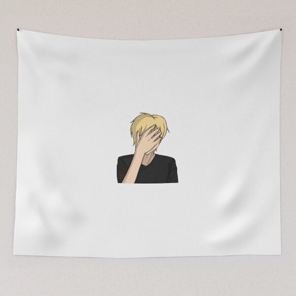 Item preview, Ash Lynx  facepalm  (Banana Fish)  designed and sold by rksharkd98.