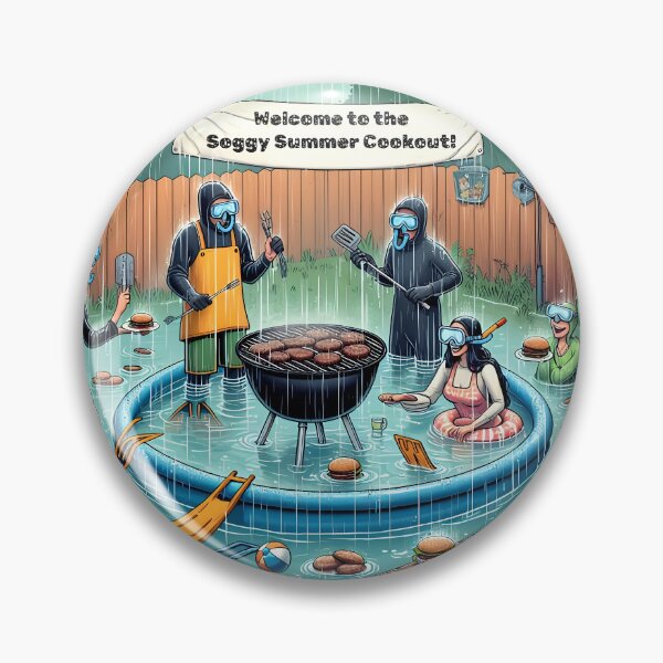 Item preview, Splashdown BBQ Bash designed and sold by AI-Only Creations.