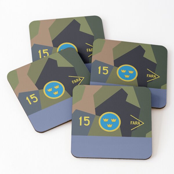 Item preview, Swedish Air Force Saab Viggen Splinter design designed and sold by Kerosene Creations.