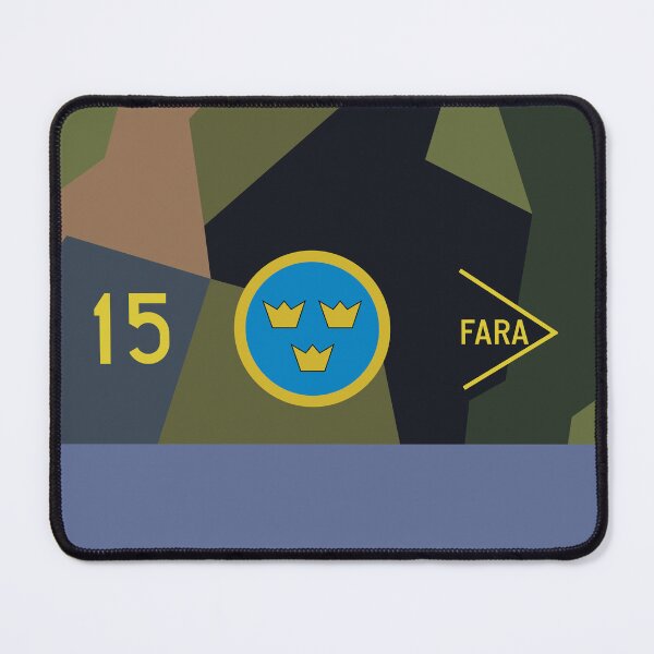 Item preview, Swedish Air Force Saab Viggen Splinter design designed and sold by Kerosene Creations.