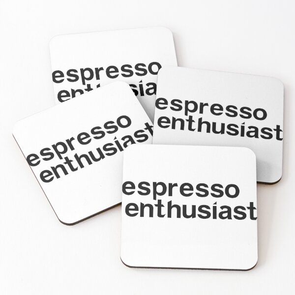 Item preview, Espresso Enthusiast. - Coffee Lover Gift idea, White designed and sold by StaggerWords.