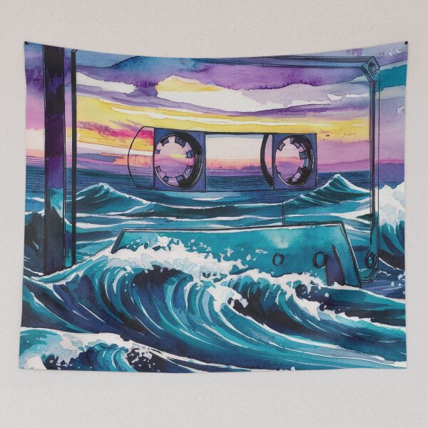 Item preview, Cassette Tape Ocean Sunset designed and sold by DJ-Portable.