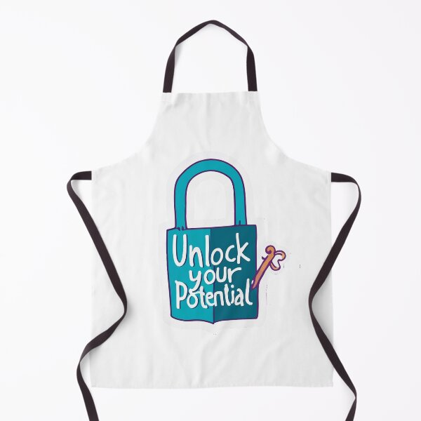 Item preview, Unlock Your Potential - Diary Lock Motif designed and sold by NiftyWrx.