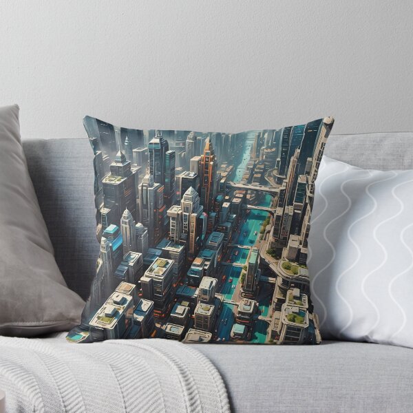 Item preview, Futuristic Cityscape designed and sold by AICreativeArts.