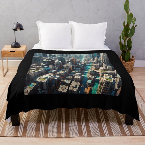 Item preview, Futuristic Cityscape designed and sold by AICreativeArts.