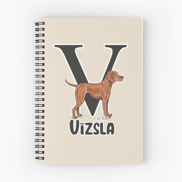 Item preview, V is for Vizsla designed and sold by Elspeth Rose Design.