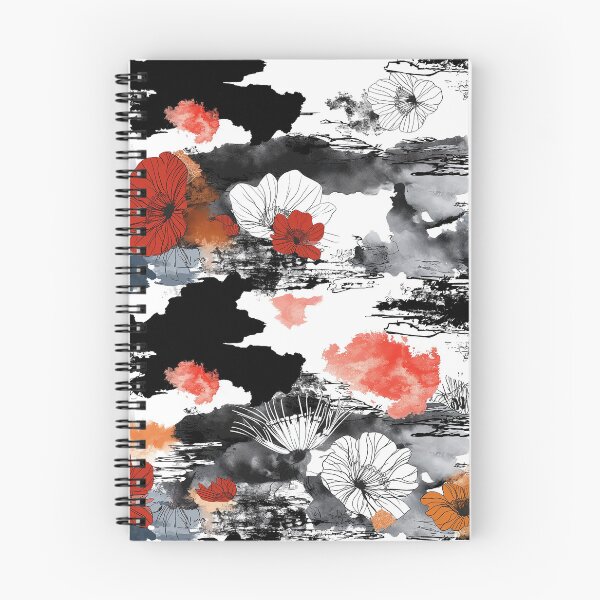 Item preview, Floral asian modern pattern designed and sold by LittleNippon.