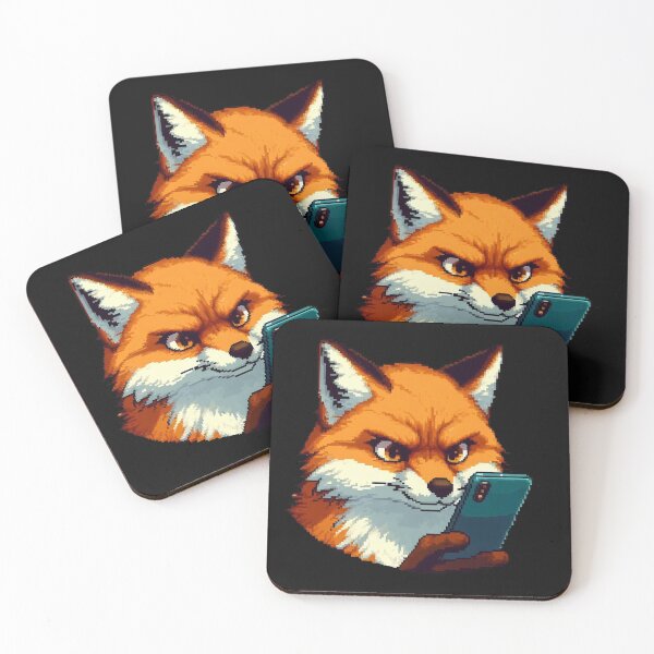 Item preview, Fox is playing with mobile phone designed and sold by Foxxxxsss.