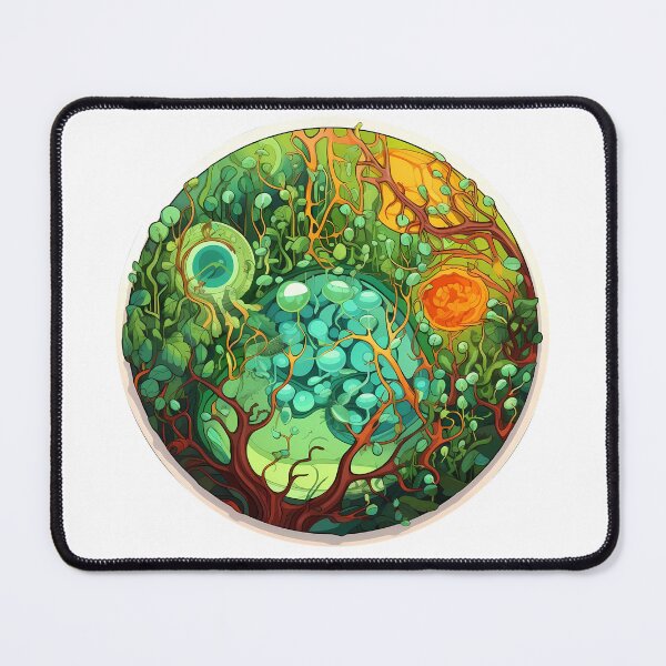 Item preview, Digital Alien Plant Cell designed and sold by ArtDifference.