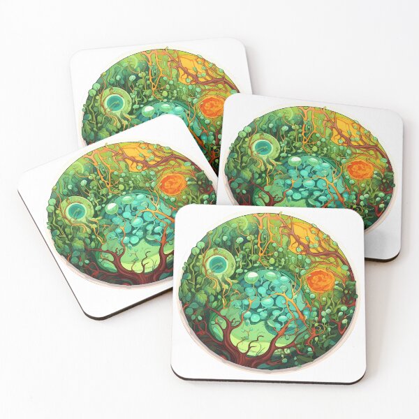 Item preview, Digital Alien Plant Cell designed and sold by ArtDifference.